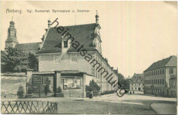 Amberg - Gymnasium Und Seminar - Verlag W. H. D. 9576 Gel. 1913 - Amberg
