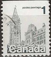 CANADA 1977 Houses Of Parliament - 1c - Blue FU - Oblitérés