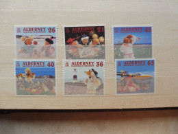 Alderney Aurigny  152/157 Mnh Neuf ** Perfec Parfait ( 2000 ) Les Vacances - Alderney