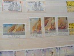 Alderney Aurigny  55/58 Mnh Neuf ** Perfec Parfait ( 1992 ) Bateaux Bateau Boat Voilier - Alderney