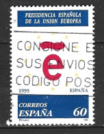 ESPAGNE. N°2973 Oblitéré De 1995. Présidence Espagnole De L'Union Européenne. - Instituciones Europeas