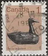 CANADA 1982 Heritage Artefacts - 1c - Decoy FU - Used Stamps