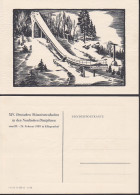 Klingenthal Große Aschbergschanze  Sonderpostkarte XIV. Deutsche Skimeisterschafteb 20. - 24. Februar 1963, Ungebraucht - Klingenthal
