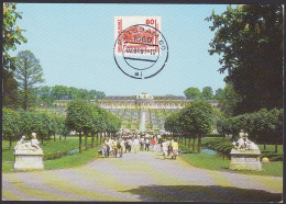 MC 3349, 80 Pf. Potsdam  Schloss Sanssouci OSt.  Maximumkarte - Maximum Cards