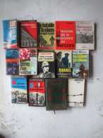 LOT DE 14 LIVRES GUERRE ARMEE MILITAIRE - Loten Van Boeken