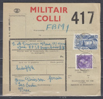 Vrachtbrief Met Stempel BREE C MILITAIR COLLI - Documenti & Frammenti