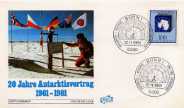 GERMANY - DEUTSCHE - FDC 1981 - ANTARKTIS - 1981-1990