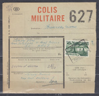 Vrachtbrief Met Stempel SPA FACTEUR COLIS MILITAIRE - Documenten & Fragmenten