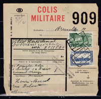 Vrachtbrief Met Stempel MANAGE 8 COLIS MILITAIRE - Documents & Fragments