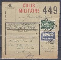 Vrachtbrief Met Stempel HUY NORD COLIS MILITAIRE - Documents & Fragments
