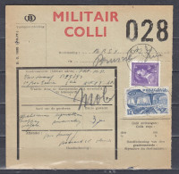 Vrachtbrief Met Stempel MOL MILITAIR COLLI - Dokumente & Fragmente