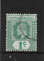 BRITISH HONDURAS 1905 1c SG 84 ORDINARY PAPER FINE USED Cat £22 - Honduras Britannico (...-1970)