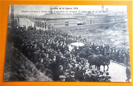 BRUXELLES  - Hôpital Militaire à Schaerbeek Funérailles Du Sergent V. Hannoset Du 9e De Ligne - Guerre 1914-18 - Schaarbeek - Schaerbeek