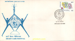 716181 MNH INDIA 1993 PREVENCIO DE LAS ENFERMEDADES DEL CORAZON - Unused Stamps