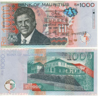 MAURITIUS   1’000 Rupees   New Date 2022 P63f  Dated  2022.  ( Sir Charles Gaetan Duval ) UNC - Mauricio