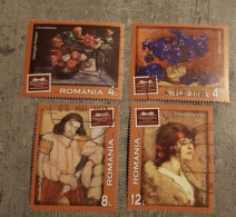 ROMANIA PAINTING SET USED - Used Stamps