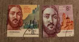 ROMANIA SANZO RAFAEL SET USED - Oblitérés