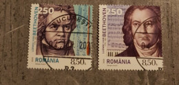 ROMANIA BEETHOVEN  SET USED - Used Stamps
