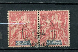 NOUVELLE CALEDONIE GROUPE 60 PAIRE OBL ILE DES PINS RARE - Otros & Sin Clasificación