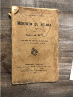 Mémento Du Soldat 1870 Abîmé - Französisch