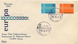 TURCHIA - FDC 1971 - EUROPA CEPT - FDC