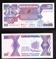 UGANDA 20 SHILLING  1987 PIK 29A FDS - Uganda