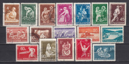 Bulgaria 1959/1961 - Bulgarian Economy, Mi-Nr. 1145/51+1187/93+1234/36(FULL SET-17 Stamps), Used - Usados