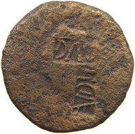 ROME EMPIRE AE  Augustus (27BC-14AD) COUNTERMARKED AVG AE #c001 0093 - The Julio-Claudians (27 BC To 69 AD)