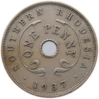 RHODESIA PENNY 1937 George VI. (1936-1952) #s061 0255 - Rhodesien