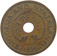 RHODESIA AND NYASALAND PENNY 1956 Elizabeth II. (1952-2022) #c071 0479 - Rhodesien