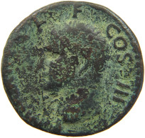 ROME EMPIRE AS  Agrippa (63-12 BC) NEPTUN TRIDENT RIC 58 #t137 0077 - Die Julio-Claudische Dynastie (-27 / 69)