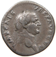 ROME EMPIRE DENAR  Vespasianus (69-79) SALVS AVG RARE #t134 0033 - La Dinastía Flavia (69 / 96)