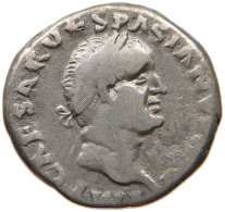 ROME EMPIRE DENAR  Vespasianus (69-79) SEATED ROMA #t110 0289 - Les Flaviens (69 à 96)