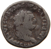 ROME EMPIRE DENAR  Vespasianus (69-79) ELEPHANT #t117 0125 - The Flavians (69 AD To 96 AD)