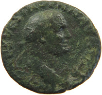 ROME EMPIRE AS  Vespasianus (69-79) AS SC EAGLE #t134 0305 - Die Flavische Dynastie (69 / 96)
