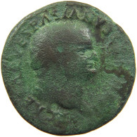 ROME EMPIRE AS  Vespasianus (69-79) #t134 0499 - Les Flaviens (69 à 96)