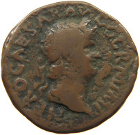 ROME EMPIRE AS  Nero (54-68) JANUS GATE #t141 0115 - The Julio-Claudians (27 BC Tot 69 AD)