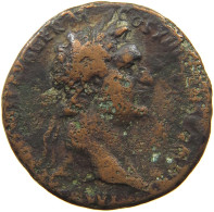 ROME EMPIRE AS  Domitianus (81-96) FORTVNAE AVGVSTI #t141 0111 - Les Flaviens (69 à 96)