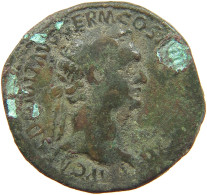 ROME EMPIRE AS  Domitianus (81-96) #t151 0233 - Die Flavische Dynastie (69 / 96)