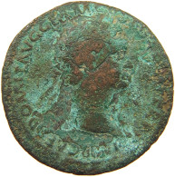 ROME EMPIRE AS  Domitianus (81-96) #s056 0475 - The Flavians (69 AD To 96 AD)