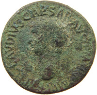 ROME EMPIRE AS  Claudius I. (41-54) CERES AVGVSTA #t151 0209 - Die Julio-Claudische Dynastie (-27 / 69)