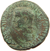 ROME EMPIRE AS  Caligula (37-41) VESTA COUNTERMARKED AS #t151 0237 - Die Julio-Claudische Dynastie (-27 / 69)