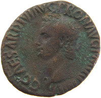 ROME EMPIRE AS  Caligula (37-41) CAESAR AVG GERMANICVS AS VESTA #t134 0467 - La Dinastía Julio-Claudia (-27 / 69)