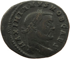 ROME EMPIRE FOLLIS  GALERIUS MAXIMIANUS (305-311) GENIO POPVLI ROMANI #c027 0191 - The Tetrarchy (284 AD Tot 307 AD)