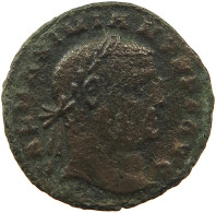 ROME EMPIRE FOLLIS  GALERIUS MAXIMIANUS (305-311) GAL MAXIMIANUS PF AVG #c026 0241 - La Tétrarchie (284 à 307)