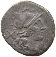 ROME REPUBLIC DENAR  ROMA X Dioscuri Rostrum #t109 1065 - Republiek (280 BC Tot 27 BC)