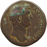 ROME EMPIRE SESTERTIUS  Hadrianus (117-138) #t151 0099 - The Anthonines (96 AD Tot 192 AD)