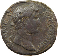 ROME EMPIRE SESTERTIUS  Hadrianus (117-138) FORTVNA AVG #t125 0411 - The Anthonines (96 AD To 192 AD)