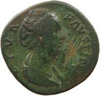 ROME EMPIRE SESTERTIUS  Faustina I., (141-161) AVGVSTA CERES #t151 0101 - Les Antonins (96 à 192)