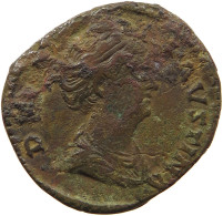 ROME EMPIRE SESTERTIUS  Faustina I., (141-161) CERES #t150 0461 - The Anthonines (96 AD Tot 192 AD)